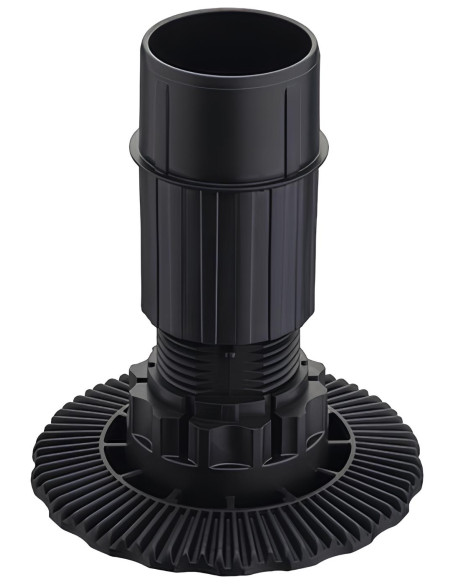 Pied PVC réglable hauteur 115 à 145