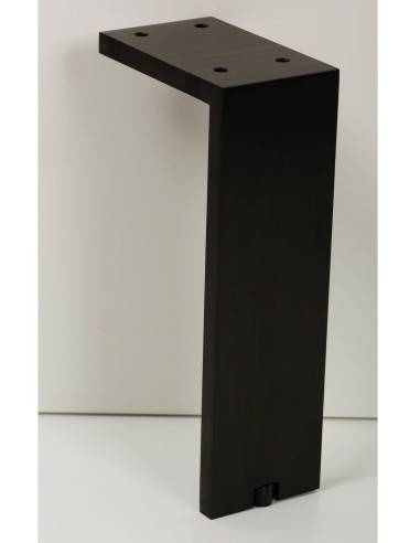 Pied FONDA  Aluminium noir hauteur 150